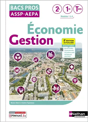Economie, gestion, bacs pros ASSP-AEPA, 2nde, 1re, terminale : modules 1 à 4