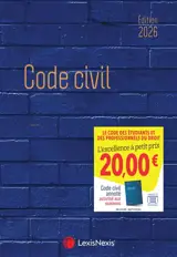 Code civil 2026 : jaquette blue wall