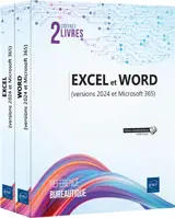 Excel et Word (version Microsoft 365) : coffret 2 livres