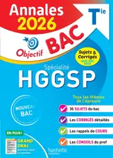 Spécialité HGGSP terminale : annales 2026, sujets & corrigés dont bac 2025