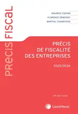 Précis de fiscalité des entreprises : 2025-2026