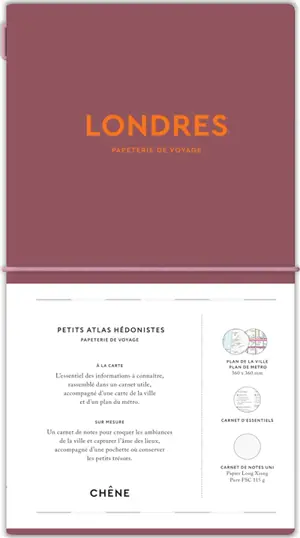 Londres : papeterie de voyage