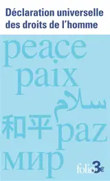 Déclaration universelle des droits de l'homme