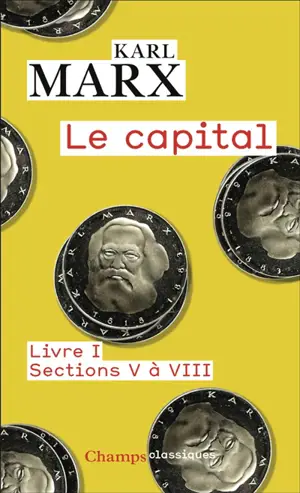 Le capital : livre 1. Sections 5 à 8