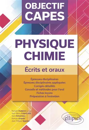 Physique chimie : écrits et oraux