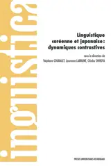 Linguistique coréenne et japonaise : dynamiques contrastives