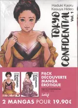 Tokyo confidential : volumes 1 & 2 : pack découverte manga érotique
