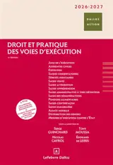 Droit et pratique des voies d'exécution : 2026-2027