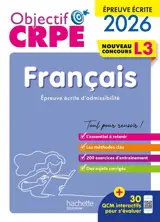 Français : épreuve écrite d'admissibilité L3 : 2026-2027