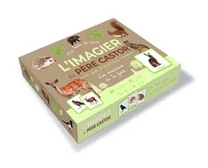 L'imagier du Père Castor en photos : ma boîte de jeux : les animaux de la forêt