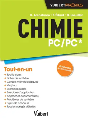 Chimie : PC, PC* : tout-en-un