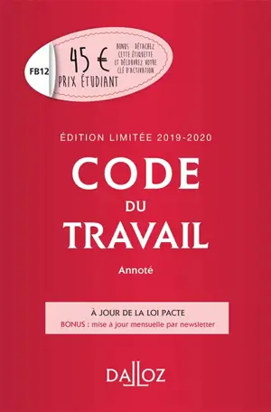 Code du travail annoté