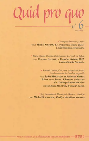 Quid pro quo, n° 6