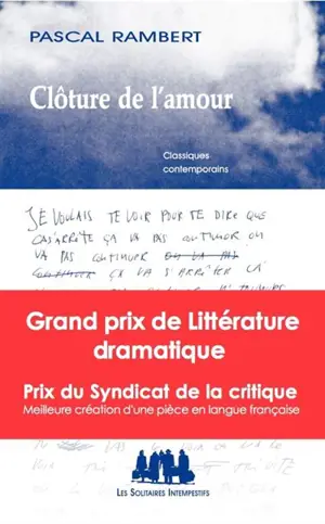 Clôture de l'amour