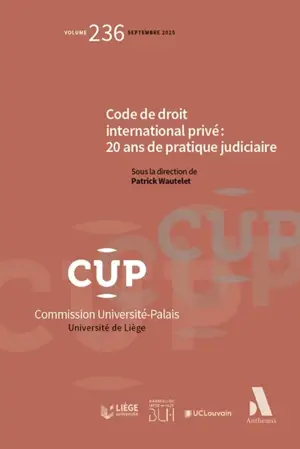Code de droit international privé : 20 ans de pratique judiciaire