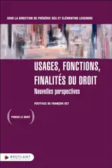 Usages, fonctions, finalités du droit : nouvelles perspectives