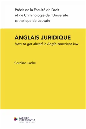 Anglais juridique : how to get ahead in Anglo-American law