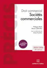 Droit commercial : sociétés commerciales : 2025-2026