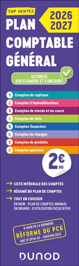 Plan comptable général 2026-2027