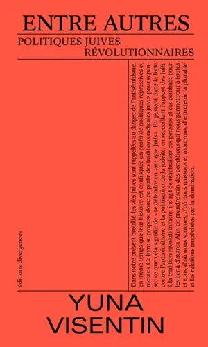 Entre autres : politiques juives révolutionnaires