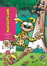 Coloriages mystères : Marsupilami : Colorie les chiffres et découvre l'image