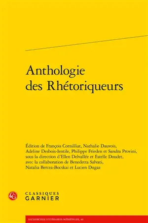 Anthologie des rhétoriqueurs