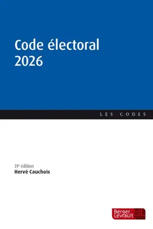 Code électoral 2026
