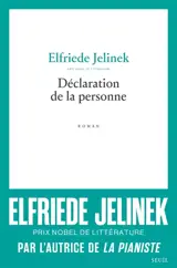 Déclaration de la personne