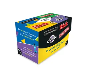 La boîte à quiz : Trivial Pursuit, Monopoly, Risk, Cranium : 4 univers cultes réunis en un seul !