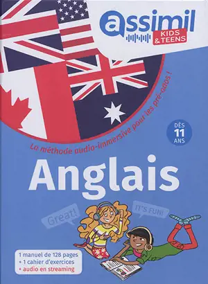 Anglais : la méthode audio-immersive pour les pré-ados : dès 11 ans
