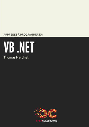 Apprenez à  programmer en VB .NET