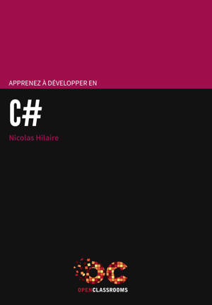 APPRENEZ A DEVELOPPER EN C#