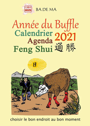 CALENDRIER AGENDA FENG SHUI 2021 - l’année du Buffle