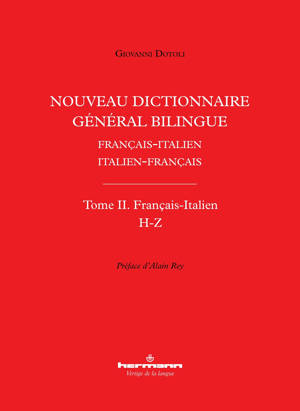 Nouveau dictionnaire général bilingue français-italien/italien-français, tome II
