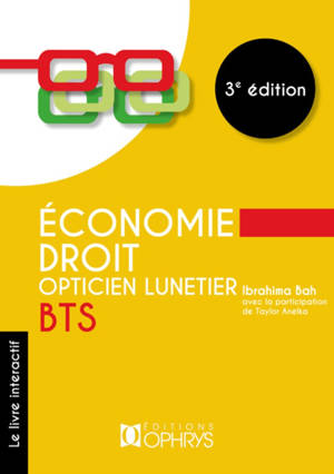 ECONOMIE-DROIT OPTICIEN LUNETIER BTS