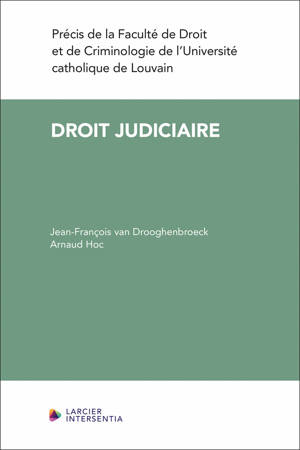 Éléments de droit judiciaire - La compétence et la procédure civile