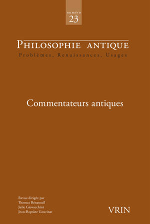 Commentateurs antiques