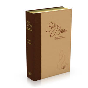Bible d'étude Segond NEG MacArthur, duo marron et beige