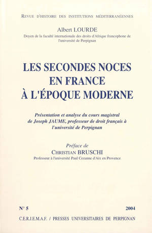 Secondes noces en France à l'époque moderne
