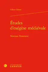 Études d'exégèse médiévale
