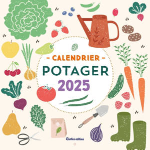 Calendrier mural potager 2025