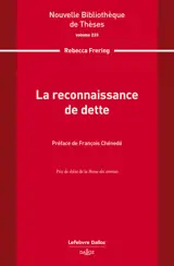 La reconnaissance de dette. Volume 233