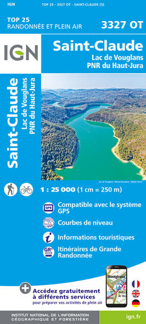 3327OT SAINT CLAUDE LAC DE VOUGLANS