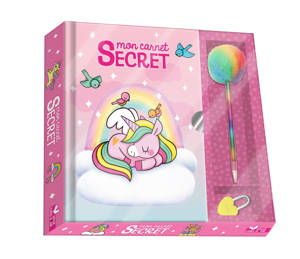 Mon carnet secret bébés licornes - coffret