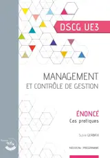 Management et contrôle de gestion - Énoncé