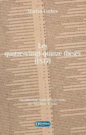 Les 95 thèses de Martin Luther