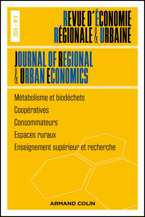 Revue d'économie régionale et urbaine Nº4/2024