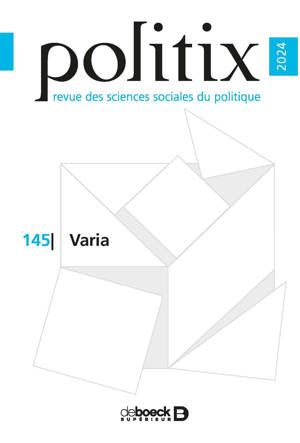 Politix n° 145 - Varia