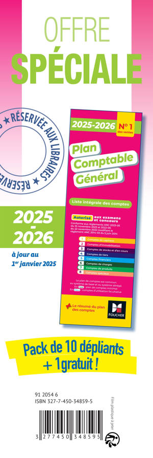 PACK PCG 2025-2026 10 +1 gratuit