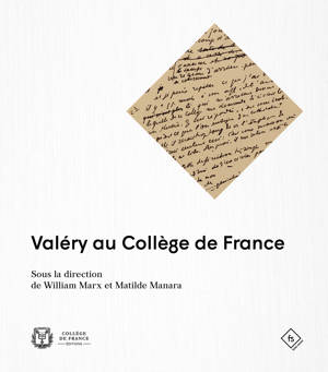 Valéry au Collège de France